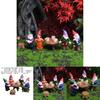 Fairy Tale Resin Garden Sculptures With Dwarf Characters For Outdoor Use