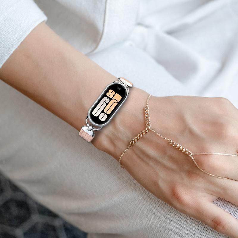 Νάιλον Λουράκι για Xiaomi Mi Band 10/9/8 Υψηλής Ποιότητας Αναπνεύσιμο Αθλητικό Βραχιόλι Αξεσουάρ για Mi Band 10 NFC Αντικατάσταση Λουριού Ρολογιού