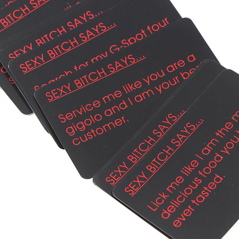 Bed Commands Karetní hra pro dospělé Riskantní zábava 108 karet