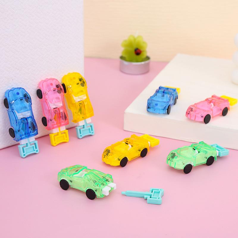 Car Launching Race Toy With Transparent Inertia Drive For Gift Childrens