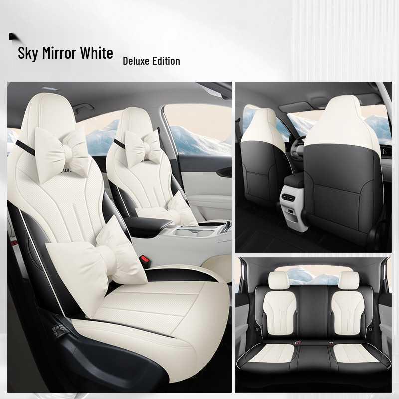 2026 Universal Leather Car Seat Cushion - All-Season Full Coverage for Geely Xingyuan