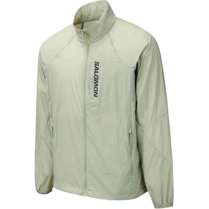 SALOMON Aerotect Stand Collar Zip Long Sleeve Jacket Men Jackets LD0037600