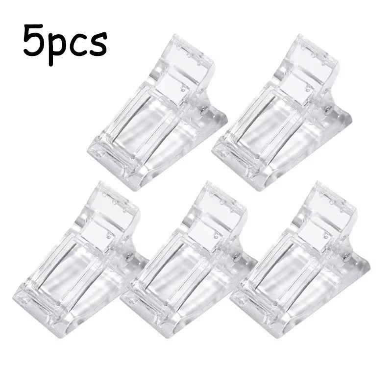 5/10/15pcs Nail Clips Acrylic Extension Forms Nail Quick Fingernail Extension Assistant Tools Nail Clips Nail Art Fixing Clip