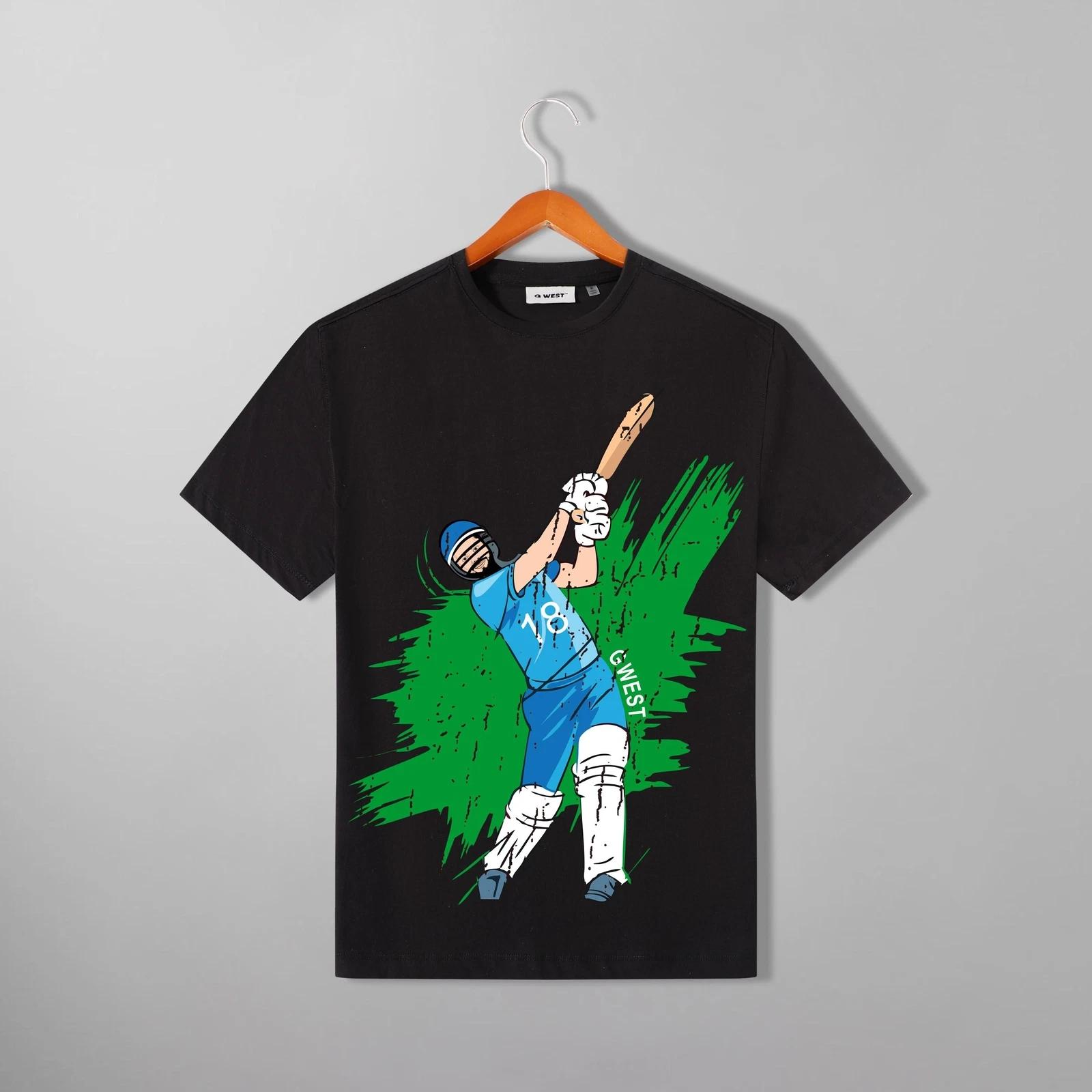 G West Cricket India T-Shirt : Gwdtfl2411 - 3 Colors L
