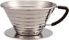 Kalita Wave Series Coffee Dripper for Made In This Stainless Steel Dripper Keeps Water This Dripper Is Perfect for Two or Four Making Two or Four a