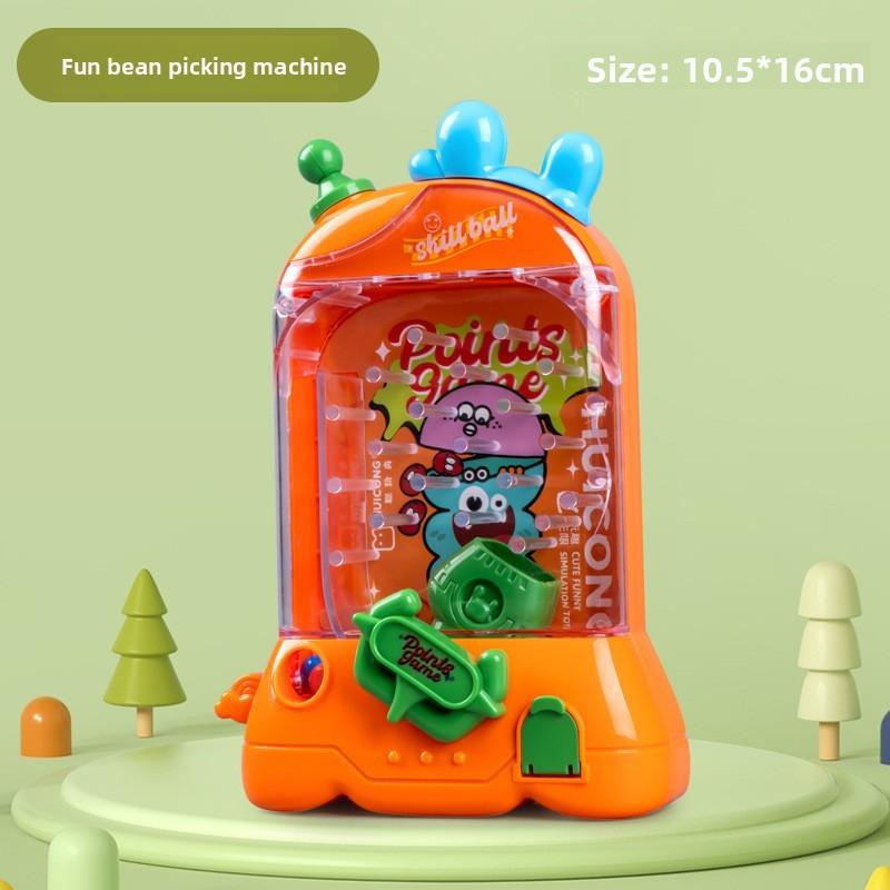 Plastic Frog Pinball Machine Toy For Kids Educational Desk Game Interactive Fun