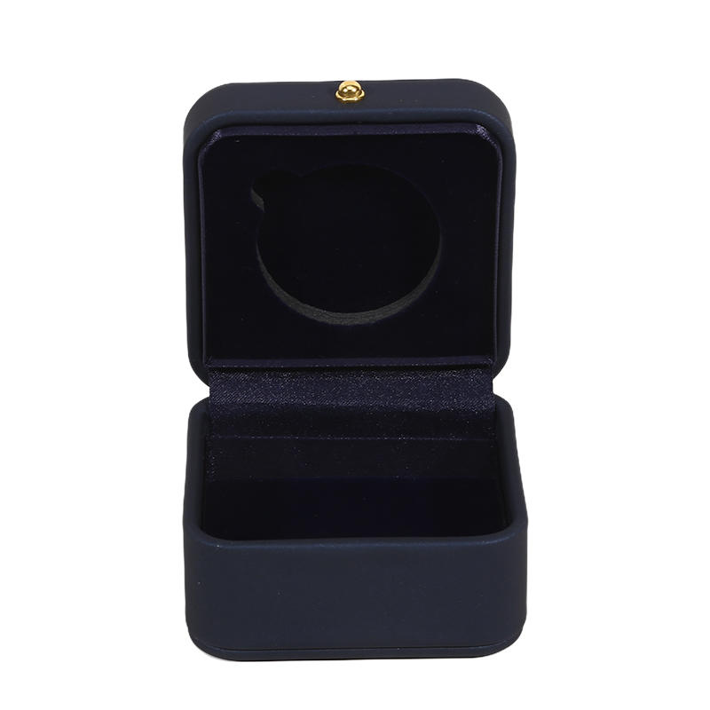45mm Groove Commemorative Coin Storage Box Coin Presentation Display Box Holder Square Imitation Leather Coin Storage Boxes