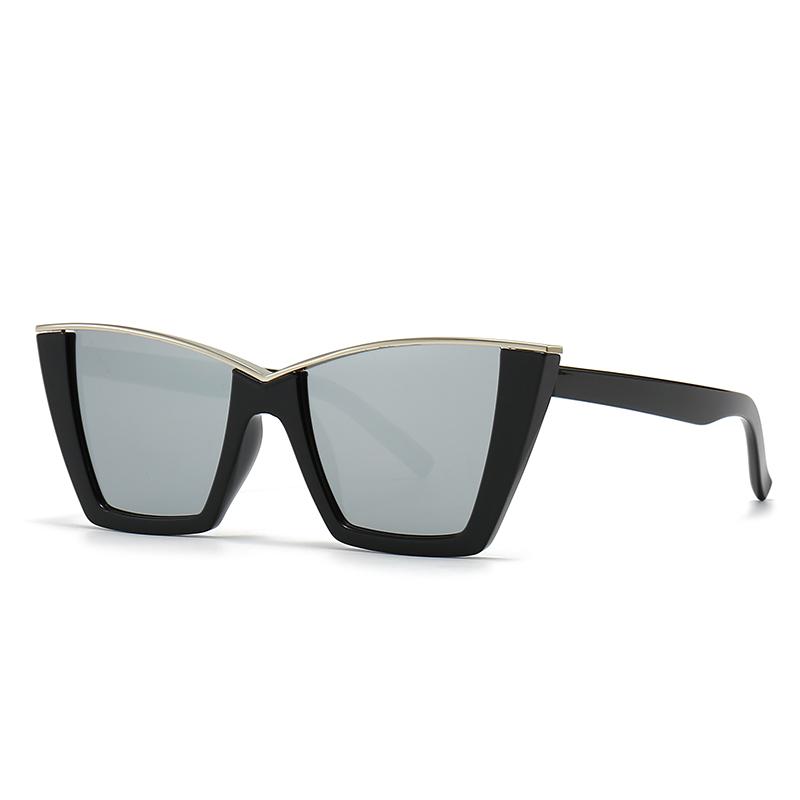 Cross-Border Export New Modern Retro Cat-Eye Sunglasses Ins Style Street Style Big-Name Sunglasses 098