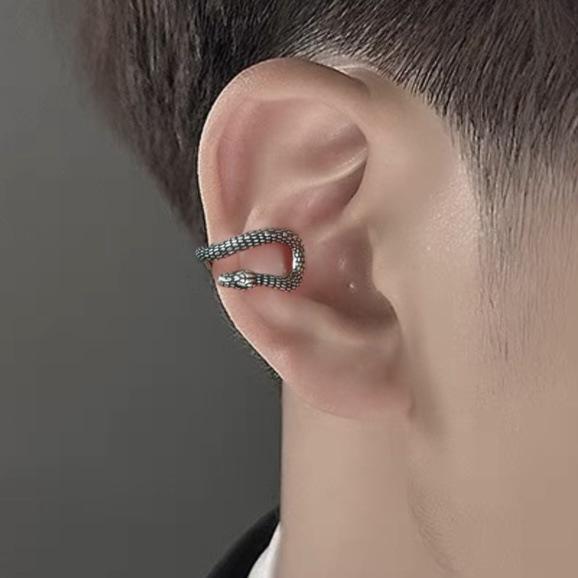 Painless Men's Ear Cuff: Vintage Chic, Niche Design, No Piercing Required