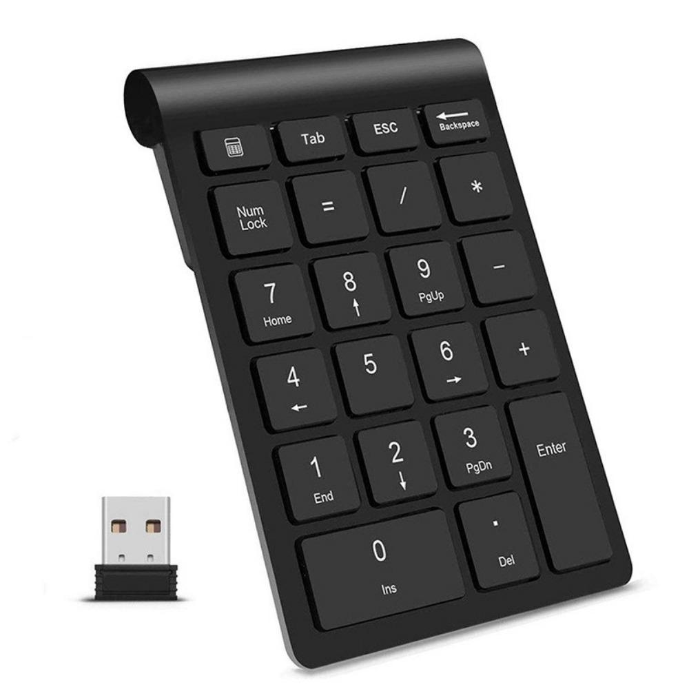 22 Keys Mini Digital Keypad USB 2.4G Digital Numpad Number Pad  For Windows