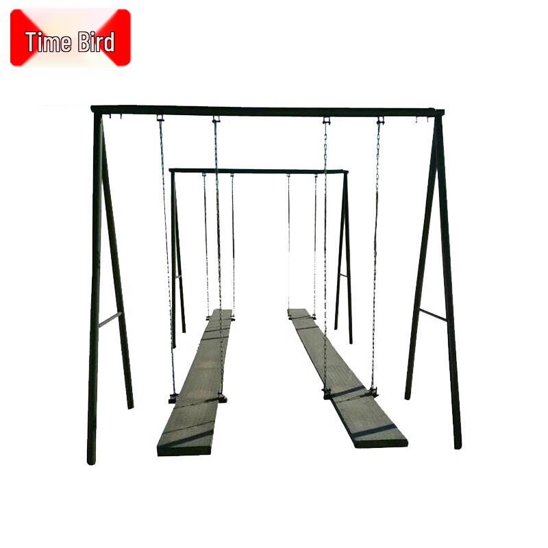 Two-Person Balance Training Log Beam