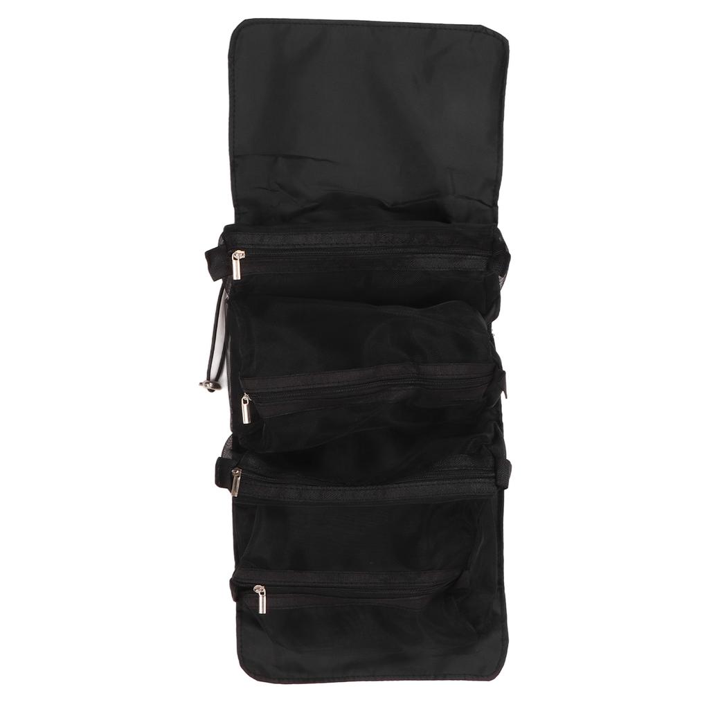 Abnehmbare Kosmetiktasche, faltbar, 4-in-1, multifunktional, zum Aufhängen, mit Haken und Schlaufe für