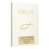 Biblia starego i nowego testamentu, kremowa z paginatorem