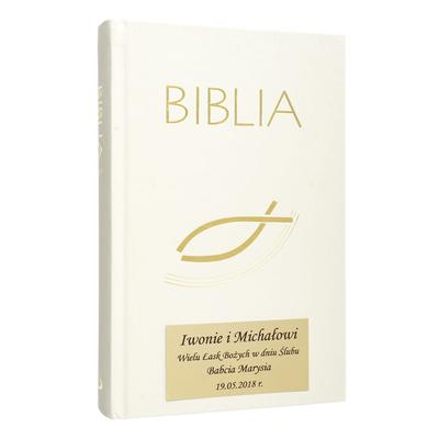 Bible of the Old and New Testament, Cream-colored with a Page Index