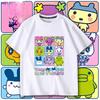 Japan Tamagotchi T-shirt Women's T-shirt Tops Pattern Women's Kawaii Cartoon Harajuku Kawaii T-shirt Women's Y2K Clothing