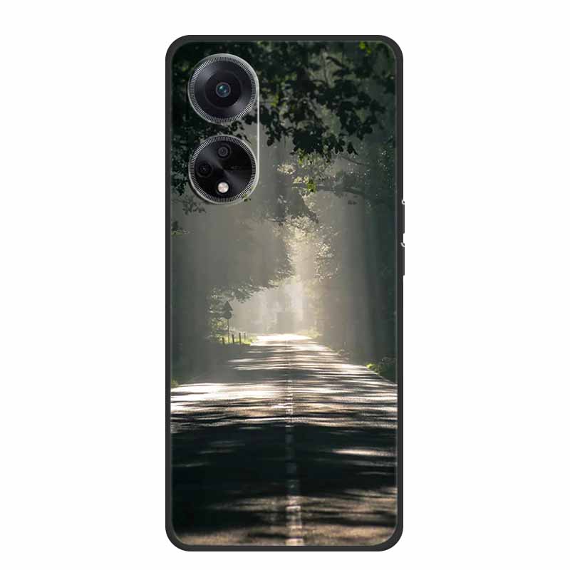 For OPPO A98 5G Cases A58 A38 A18 A78 4G A17 F23 A1 5G Soft TPU Silicone Phone Cover for OPPO Reno 11F F25 Pro 5G Covers 11 F
