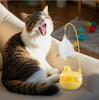 Cat Toys Interactive Kitten Toy Detachable Feather Lightweight Resin Duck