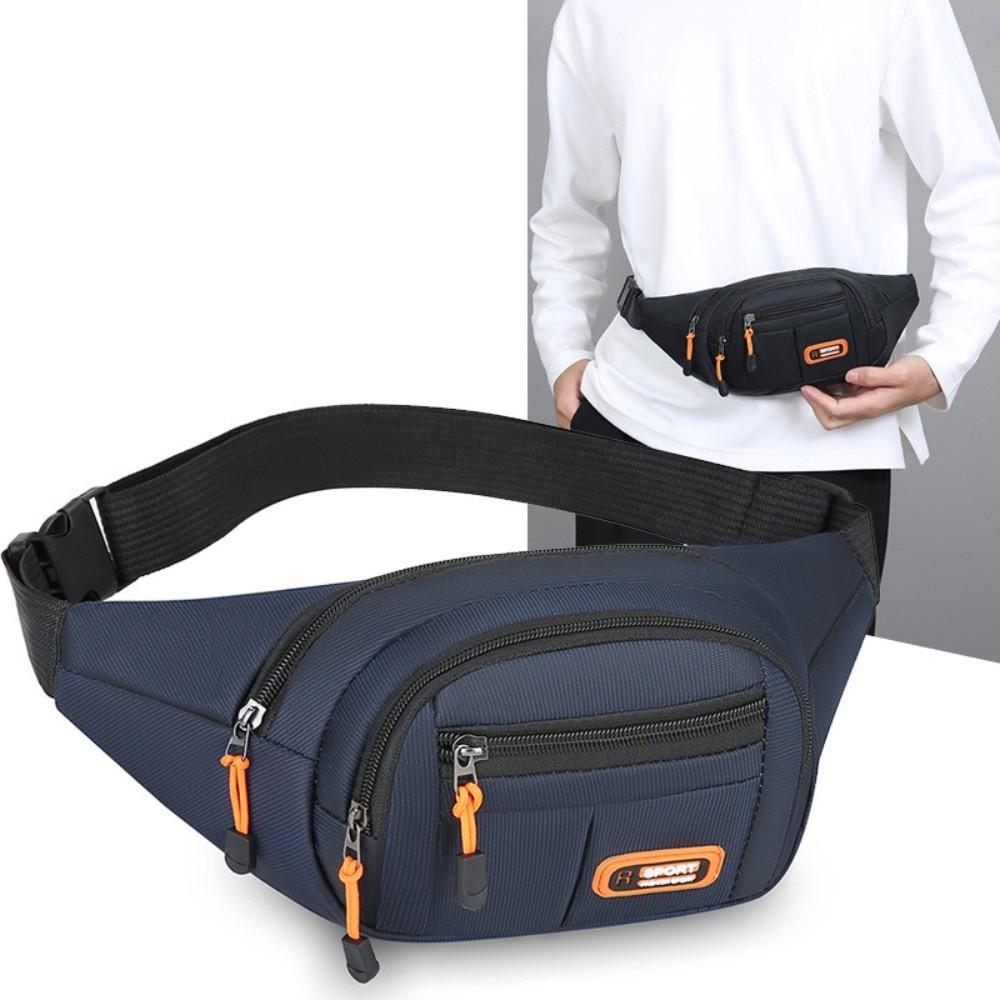 Waterproof Mobile Waist Bag Wear-resistant Sports Walking Bag Men Chest Bag Travel