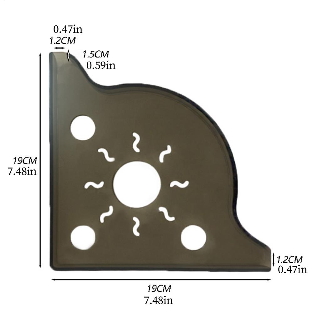 

new Waterproof Aquarium Corner Shelf, Space-Saving Fish Tank Organizer For Home Decor And Pet Lovers Drop Shipping темный кофе