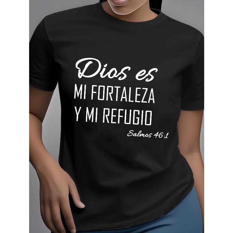 

Biblical Verse Printed Summer Women S Casual T-Shirt for Girlfriends - Urban Light Fashion 4XL чорний