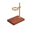 Pourover Coffee Stand with Wooden Base Solid Wood Pour Over Stylish Dripper Holder