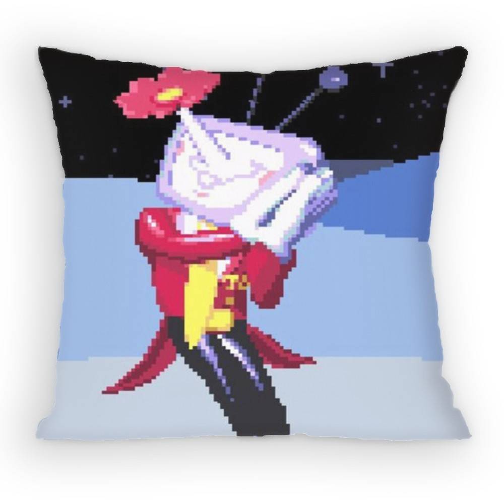Federa Cuscino Cartone Animato Gioco Deltarune Tenna Meme Divano Soggiorno Camera da Letto Testiera Schienale Cuscino Cuscino Quadrato Ora del Pisolino