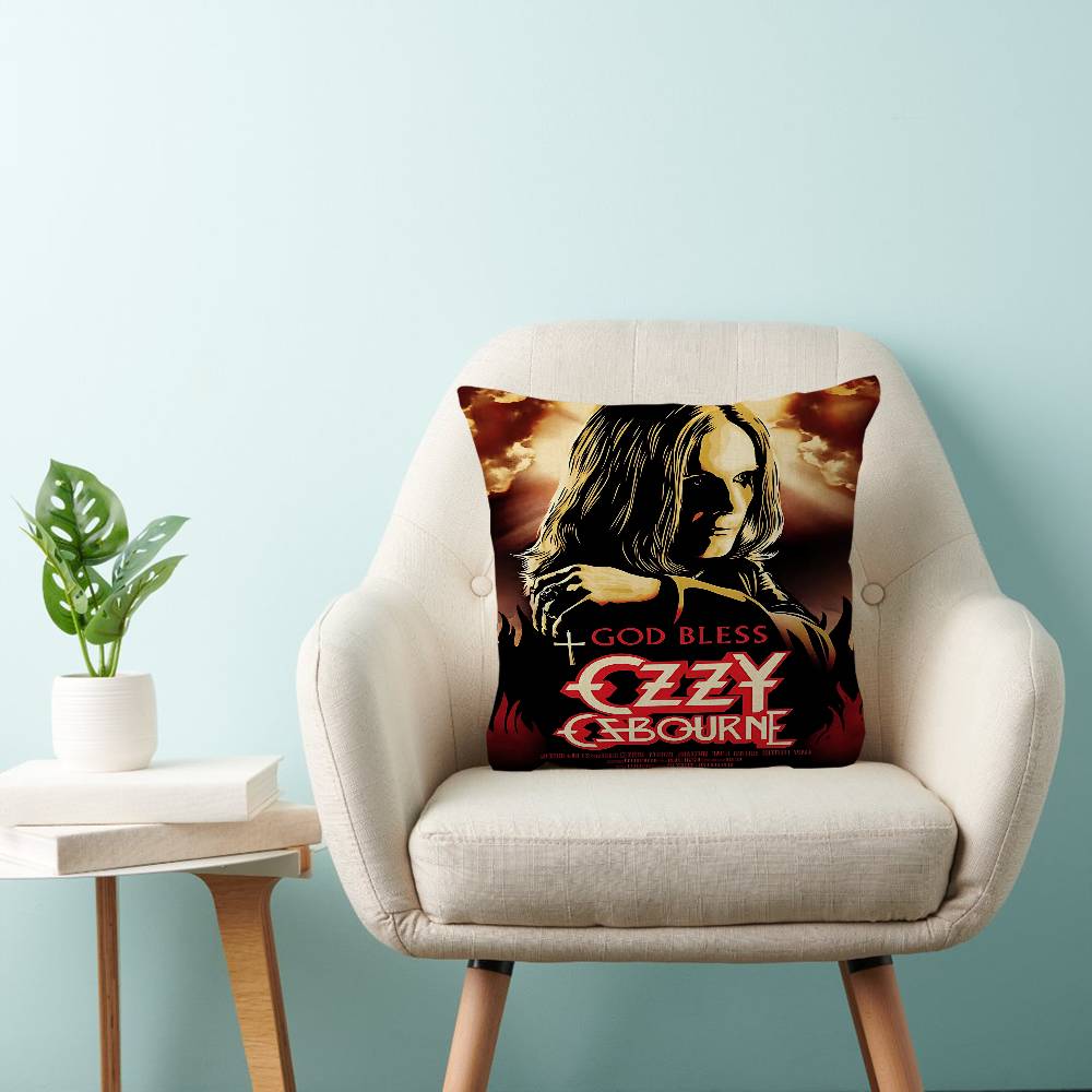 Music Band O-Ozzy Osbourne Pillowcases Home Bedding Decorative Pillow Cover Wedding Super Soft Pillow Case