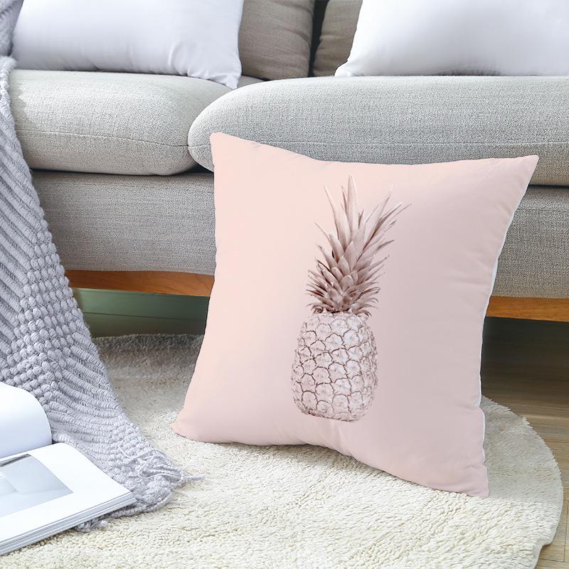 Household Products Nordic Ins Style Pillowcase Pink Gold Sofa Cushion Waist Pillowcase