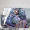 Hajime Kashimo Jujutsu Kaisen Blanket Quality Warm Soft Throw Blanket Winter Child Couch Chair Fluffy Bedspread