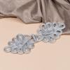 Golden Chinese Frog Buttons Flower Fastener Handmade Cheongsam Buttons Knot Style DIY Sewing Tang Suit Buttons Cheongsam Making