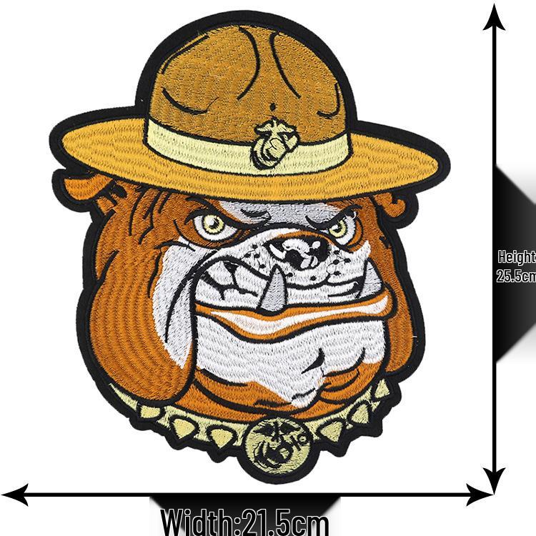 Большая вышитая нашивка с орлом для украшения мотоциклетной куртки