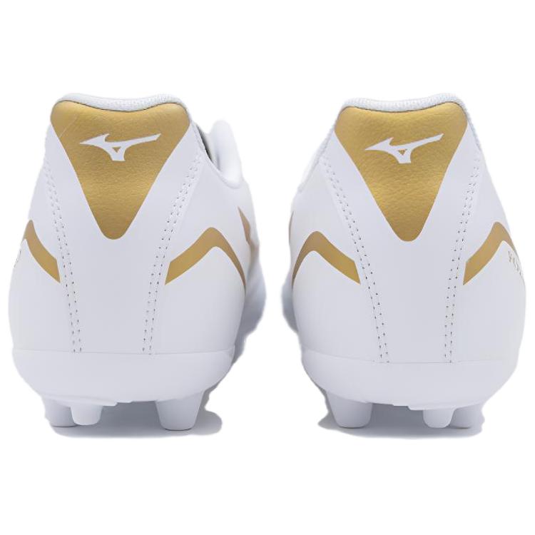 Mizuno Pro AS Bequem Vielseitig Neu Low Top AG (Gummistollen) Strapazierfähige Atmungsaktive Fußballschuhe Herren Sneaker Weiß Platin P1GA239307