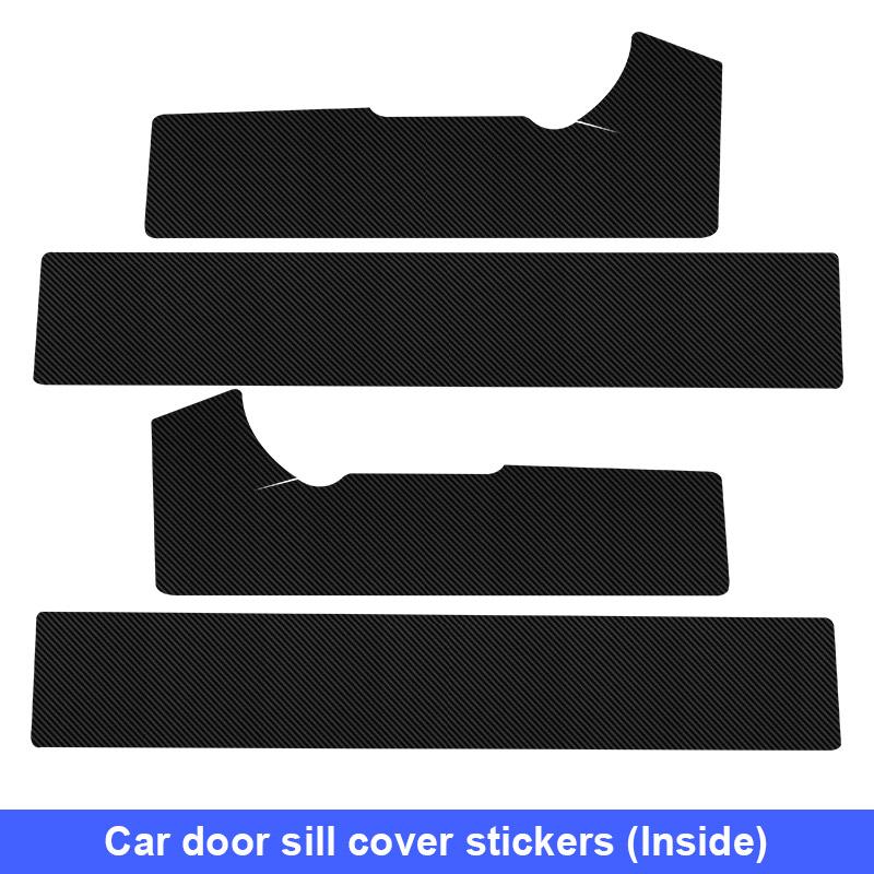 Vtear Car Interior Door Sill Stickers Cover Decoration Exterior Pad Trunk Rear Bumper Mat Accessories Parts For Voyah FREE 2024