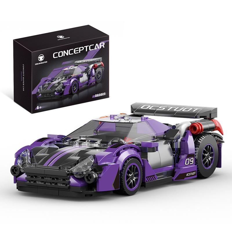 Super Sports Car Building Blocks Car Model Desktop Ornaments City Racing Car Bricks Kids Assembly Toys For Christmas Birthday Gi