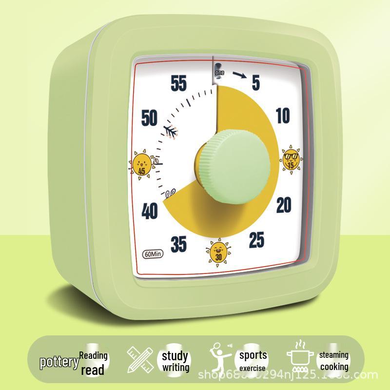 Portable Timer & Alarm Clock for Children's Homework and Time Management