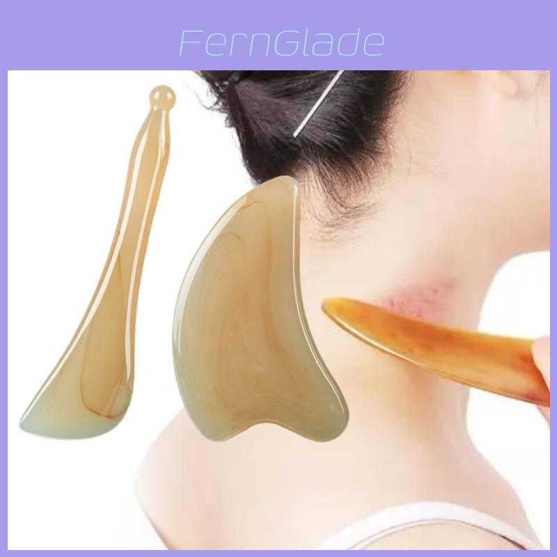 Premium Natural Resin Gua Sha Board For Facial And Neck Massage With Thick Design