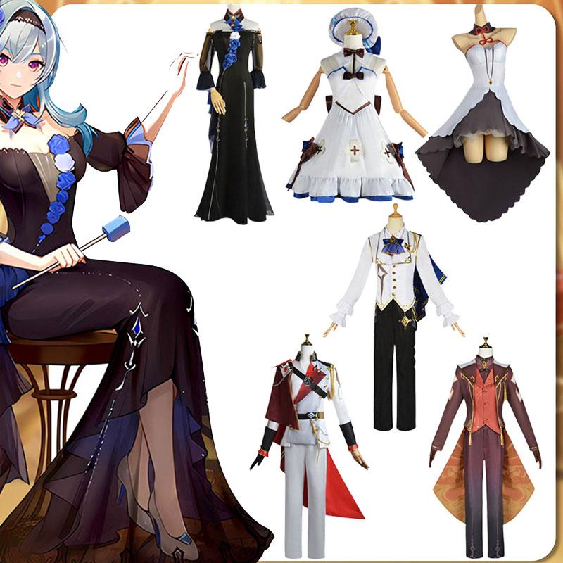 Impact Zhongli Genshin Tartaglia Albedo Ganyu Cosplay Costume Music Concerts