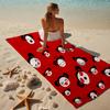 proof beach towel with a Pucca1 pattern - soft,absorbent,quick-drying,machine washable - perfect for swimming,camping,bathing