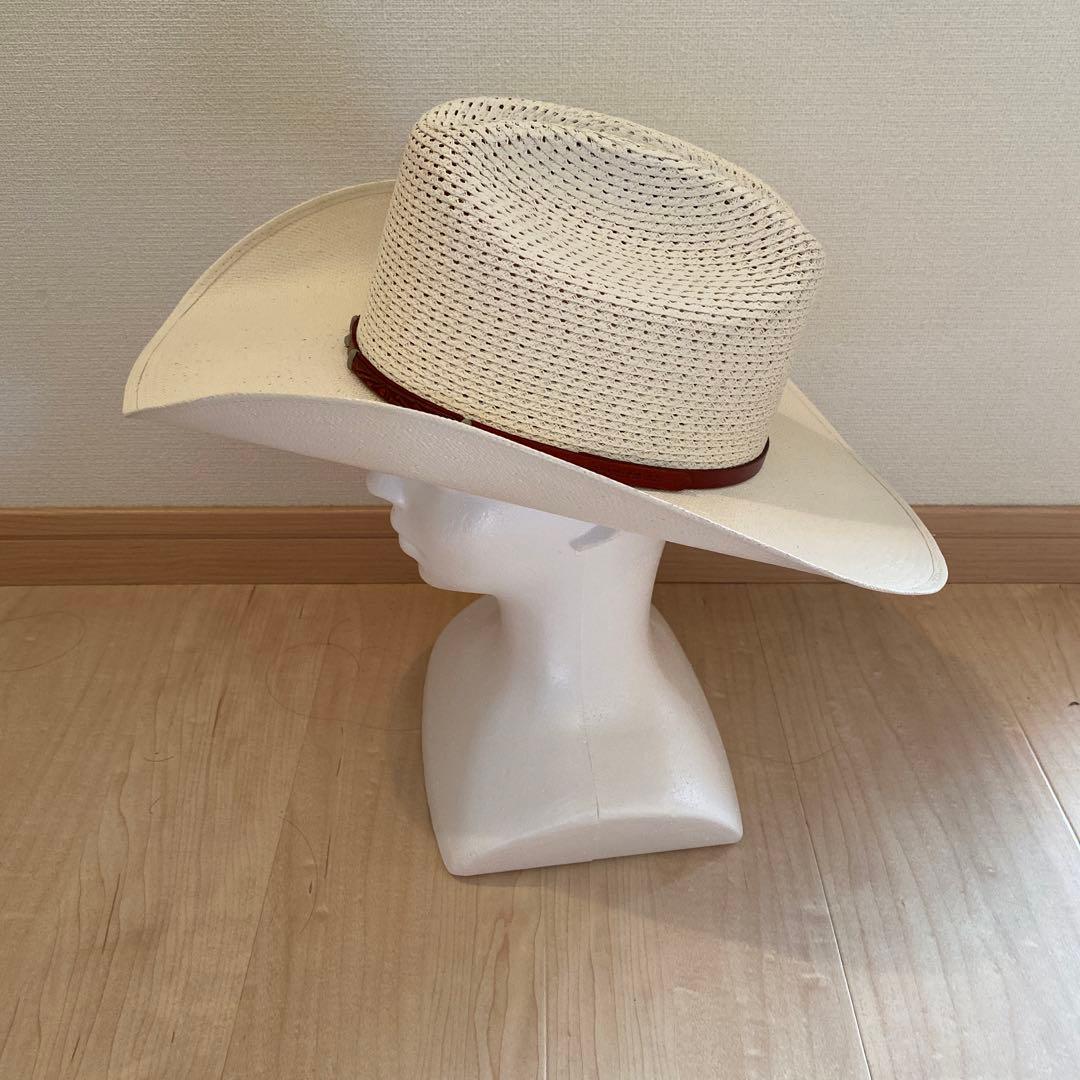 Used Cowboy hat STETSON off-white mesh