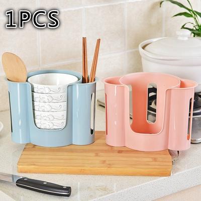 1PCS/Kunststoff Dish Rack Geschirr Lagerung Box Küche Liefert Arbeitsplatte Löffel Rack Drain Rack Stora
