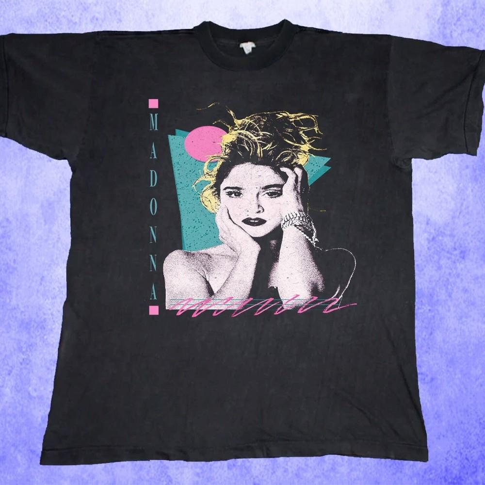Madonna T-shirt tour 80 dance pop isg6osg8t8 Unisex T-Shirt XXXXL