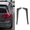 Pair of Rear Window Side Spoiler Wing Cover Trim Sporty Look Back Window Side Splitter Replacement for MK5 R32 2003-2008