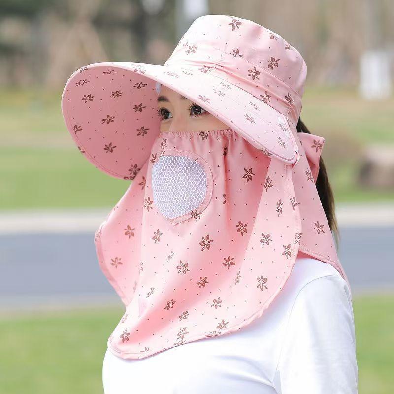Women Outdoor Sun Protection Hat Foldable And Detachable Suitable For Sun Protection Uv Protection Fisherman Hat