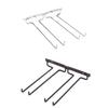 Hanging Wine Glass Rack Wall Mount Metal Wine Glass Storage Hanger Stemware Holder Rack Wine Glass Holder for Kitchen