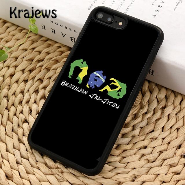 Krajews BJJ Brazilian Jiu Jitsu Art Phone Case Cover For iPhone 17 Air 16 15 14 Plus 11 12 13 Pro Max Coque Fundas