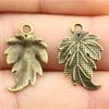 20pcs Plant Tree Leaf Charms DIY Retro Jewelry Bracelet Necklace Charms Pendant For Jewelry Making