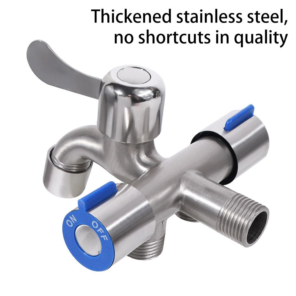 One In Three Out Three Way Water Tap Washing Machine Faucet Domestic Use