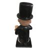 Gentleman Shape Tissue Rack Decorative Functional Toilet Paper Stand Storage Display Sculpture Resin Garden Ornament