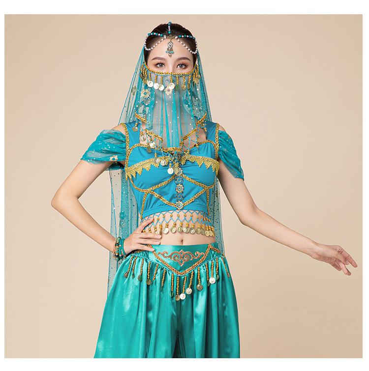 Indian Dance Costume Exotic Dance Performance Jasmine Princess Single Top Female