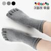 Women's Daily Toe Socks 3 Pairs Pack